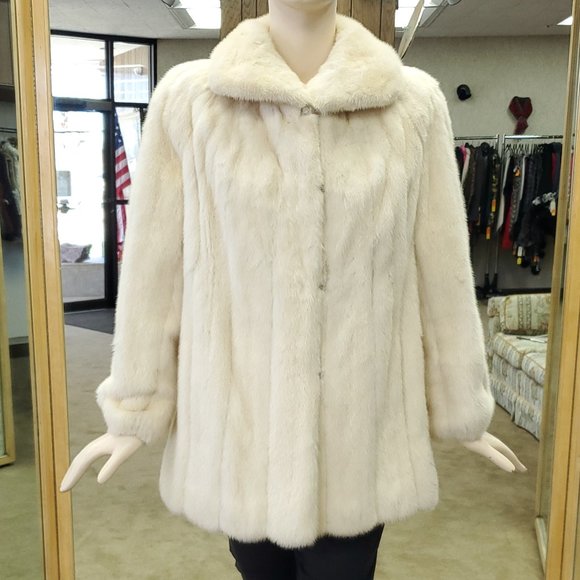 Natural Tourmaline Mink Fur Jacket